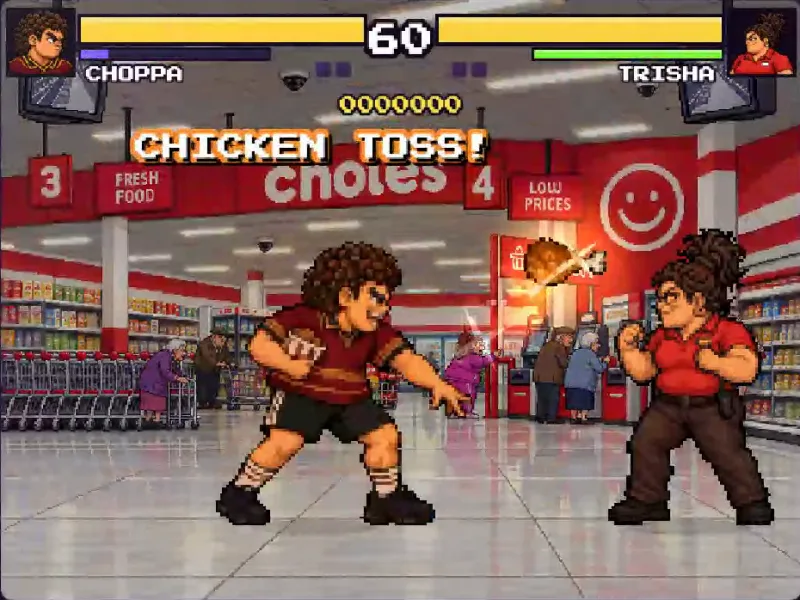 Choppa’s Chicken Toss special against Trisha at Choles